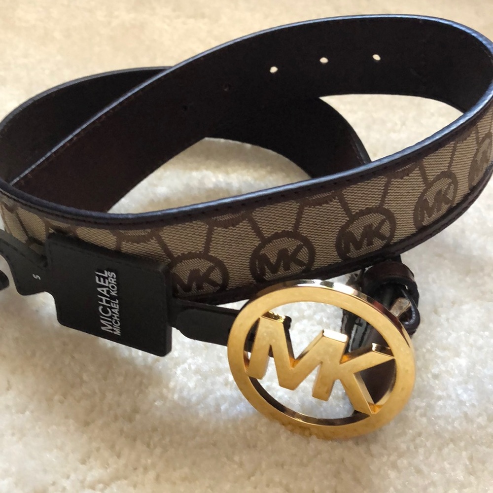 HP💥Genuine leather/textile Michael Kors belt